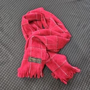 Cashmere Look, Acrylic, Scarf, 48x15, Red Striped